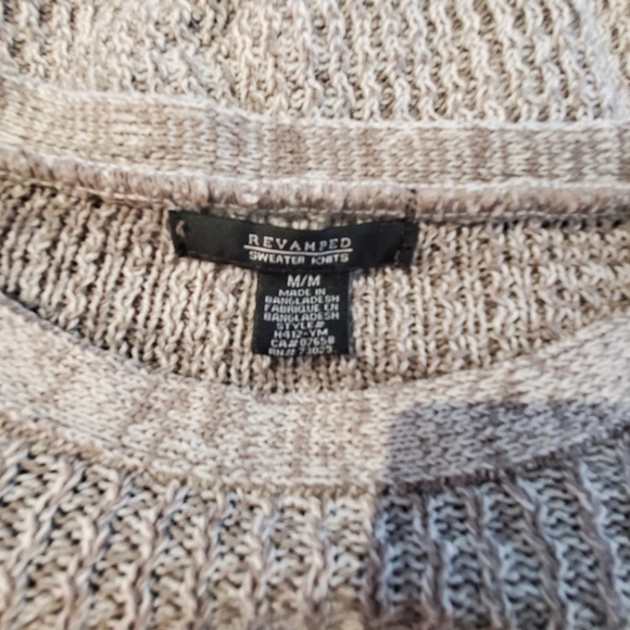 Medium, Beautiful Grey Knit Long Sweater or Dress, L/S Roll up Cuffs, Stretchy - Picture 13 of 16